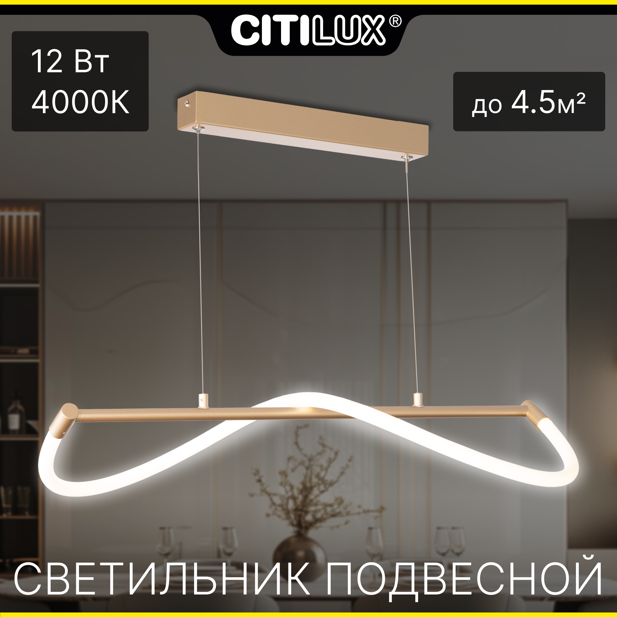 фото Подвесной светодиодный светильник Citilux EVA CL210112