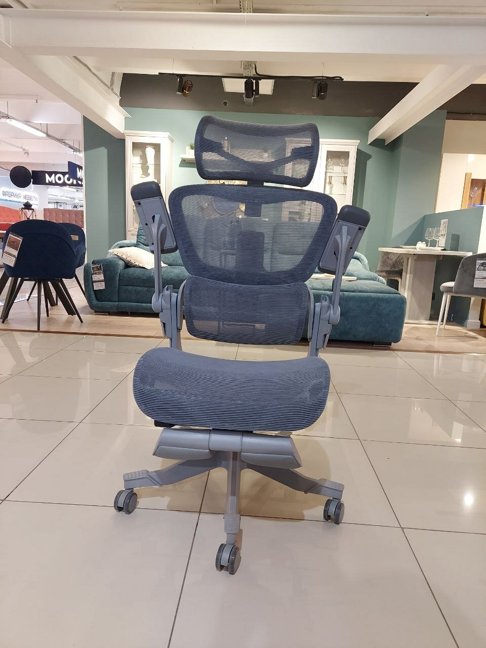 Healthy Chair Smart/серая сетка серый из шоурума