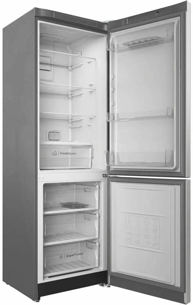 Двухкамерный холодильник Indesit ITS 5180 G, No Frost, серебристый — фото 1