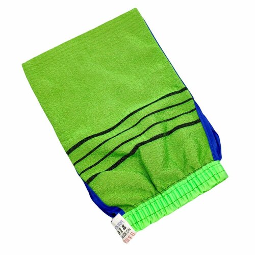 Bath Towel Мочалка-варежка для душа на резинке с пилинг-эффектом, в ассортименте, 2 штуки
