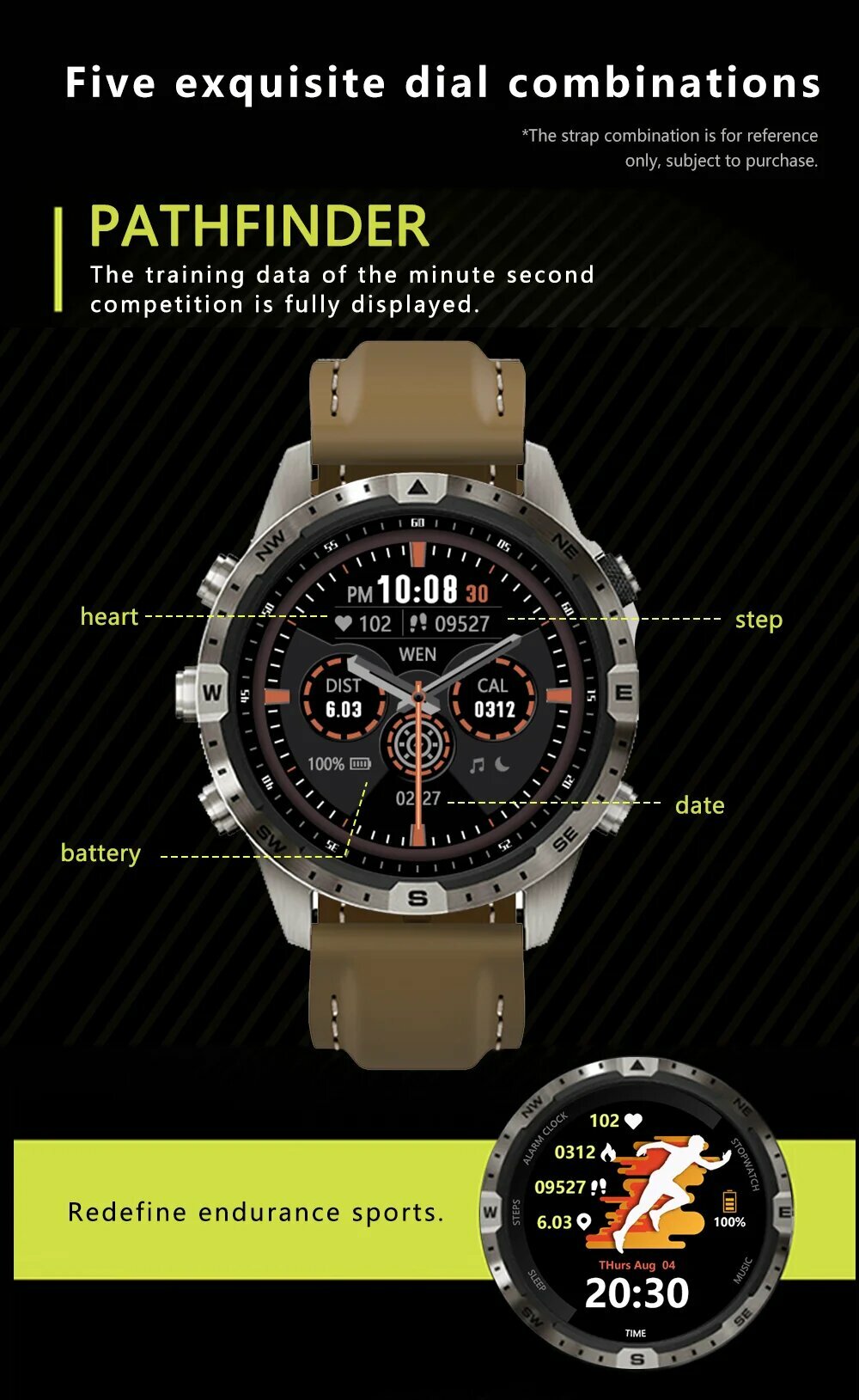 MARQ Smart Watch Мужские умные часы — фото 1