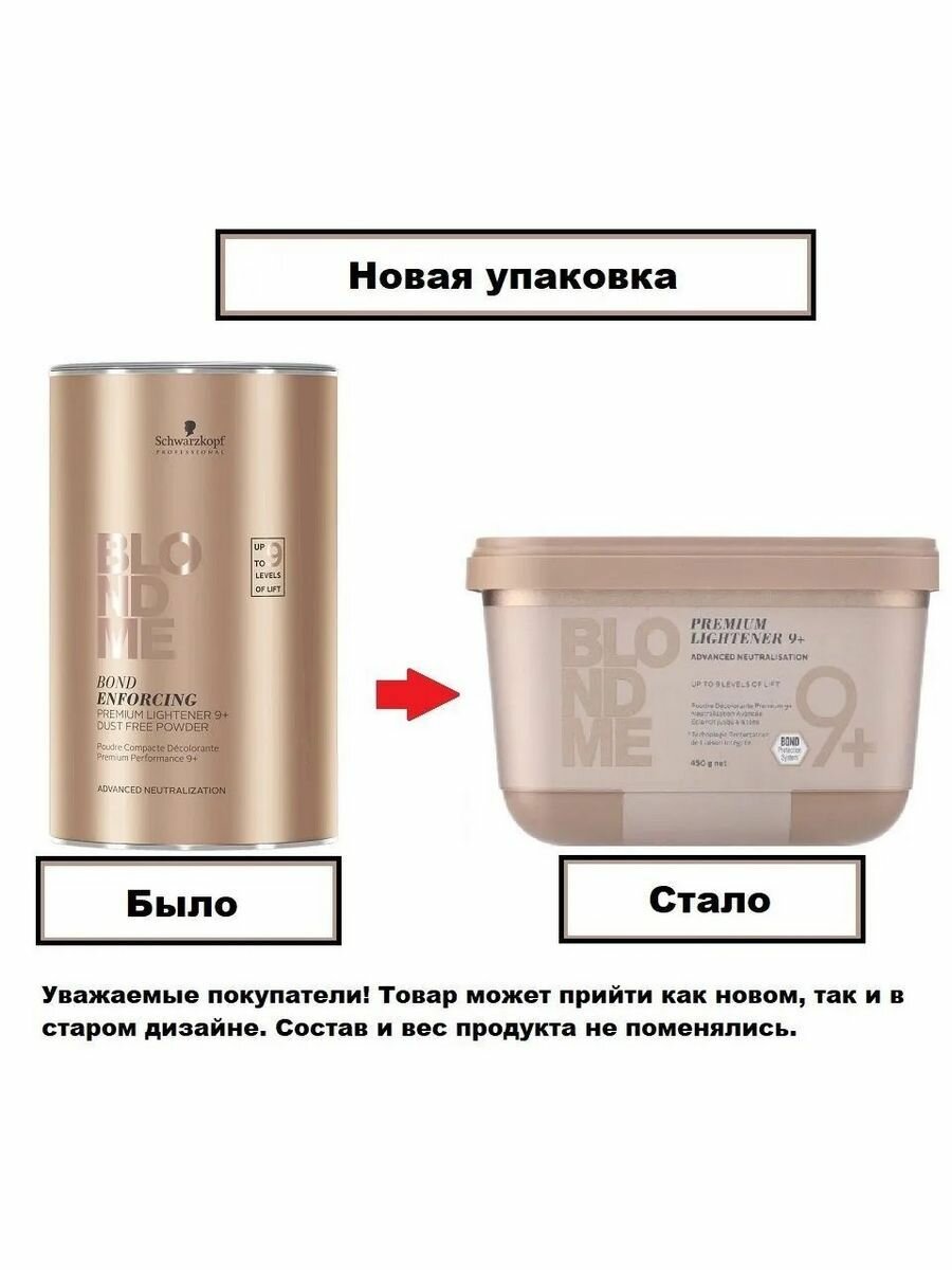 Schwarzkopf Professional Обесцвечивающий Бондинг-порошок Premium Lightener 9+, 450 г