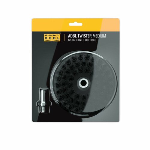 Щетка-насадка на дрель, средняя жесткость, ADBL Twister Medium 125 мм