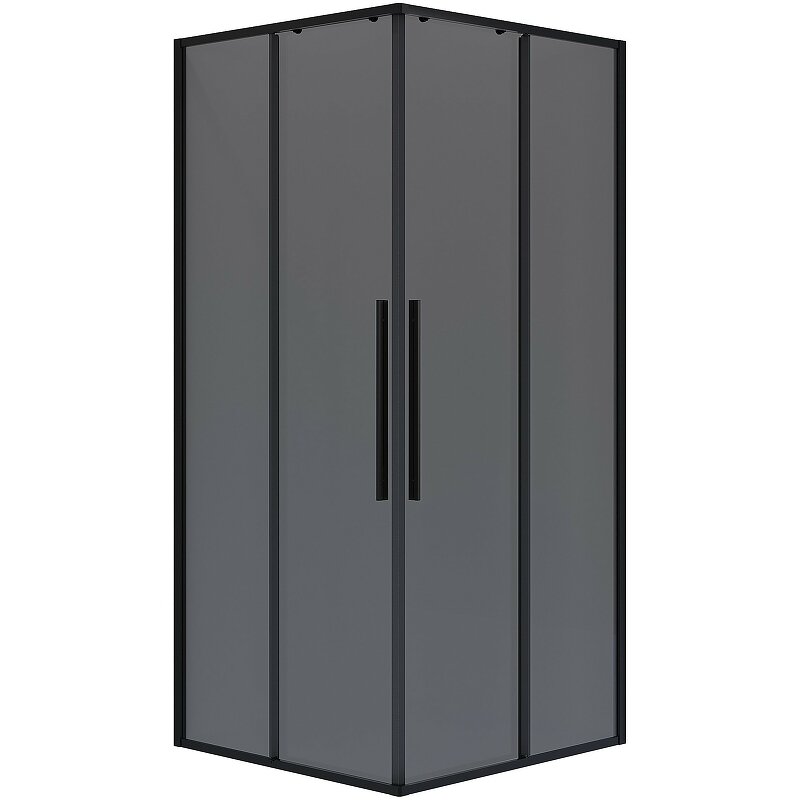 Душевой уголок Niagara Nova 90×90 NG-2823-34BLACK профиль черный матовый стекло тонированное