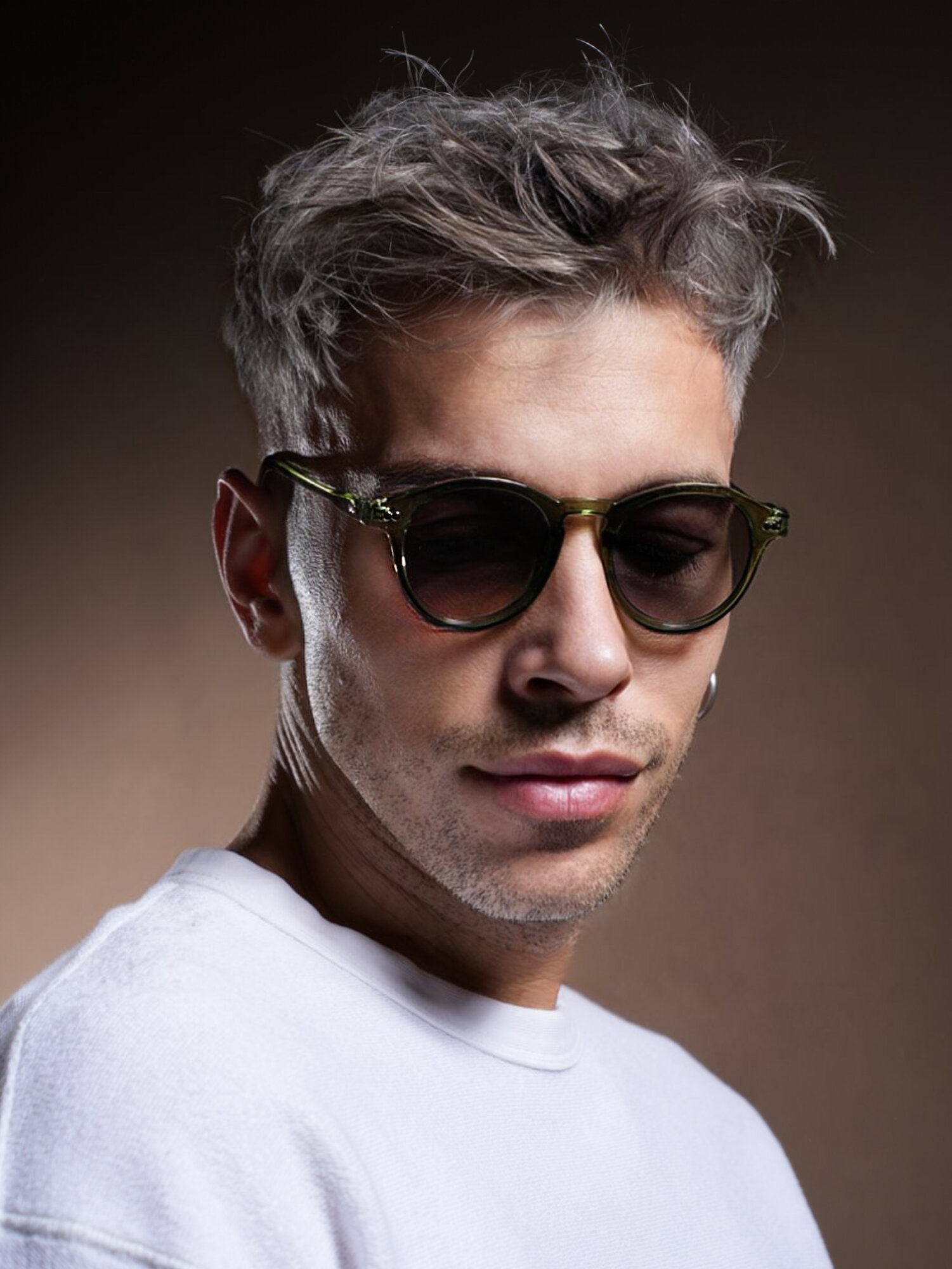 Солнцезащитные очки Zabologen, зеленый, — фото 1