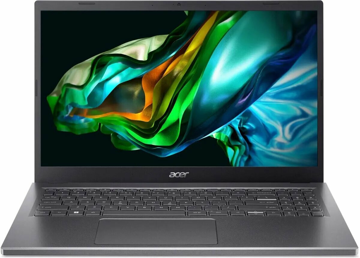 Ноутбук Acer Aspire 5 A515-58P-53Y4 15.6 (1920x1080) IPS/Intel Core i5-1335U/16GB LPDDR5/512GB SSD/UHD Graphics/Без ОС серый (NX. KHJER.005)