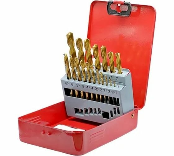 фото Набор сверл по металлу титан STRONG СТС-021 D1-10