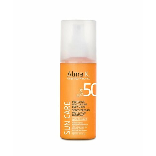Солнцезащитный увлажняющий спрей для тела SPF 50 Alma K PROTECTIVE MOISTURIZING BODY SPRAY объём 150мл Израиль - 1шт 5837₽