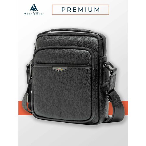 Сумка кросс-боди , фактура гладкая, черный