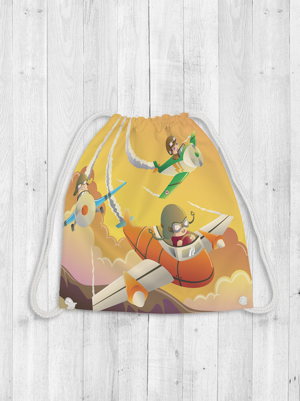 фото JoyArty Рюкзак-мешок Милый енот bpa_75035