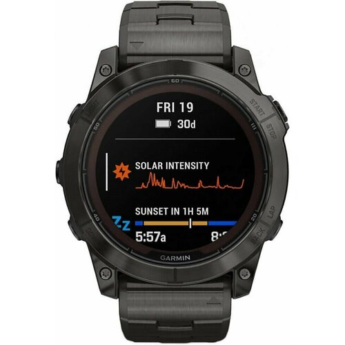 Умные часы Garmin Fenix 7X Pro Sapphire Solar Цвет Carbon Gray 14571000₽