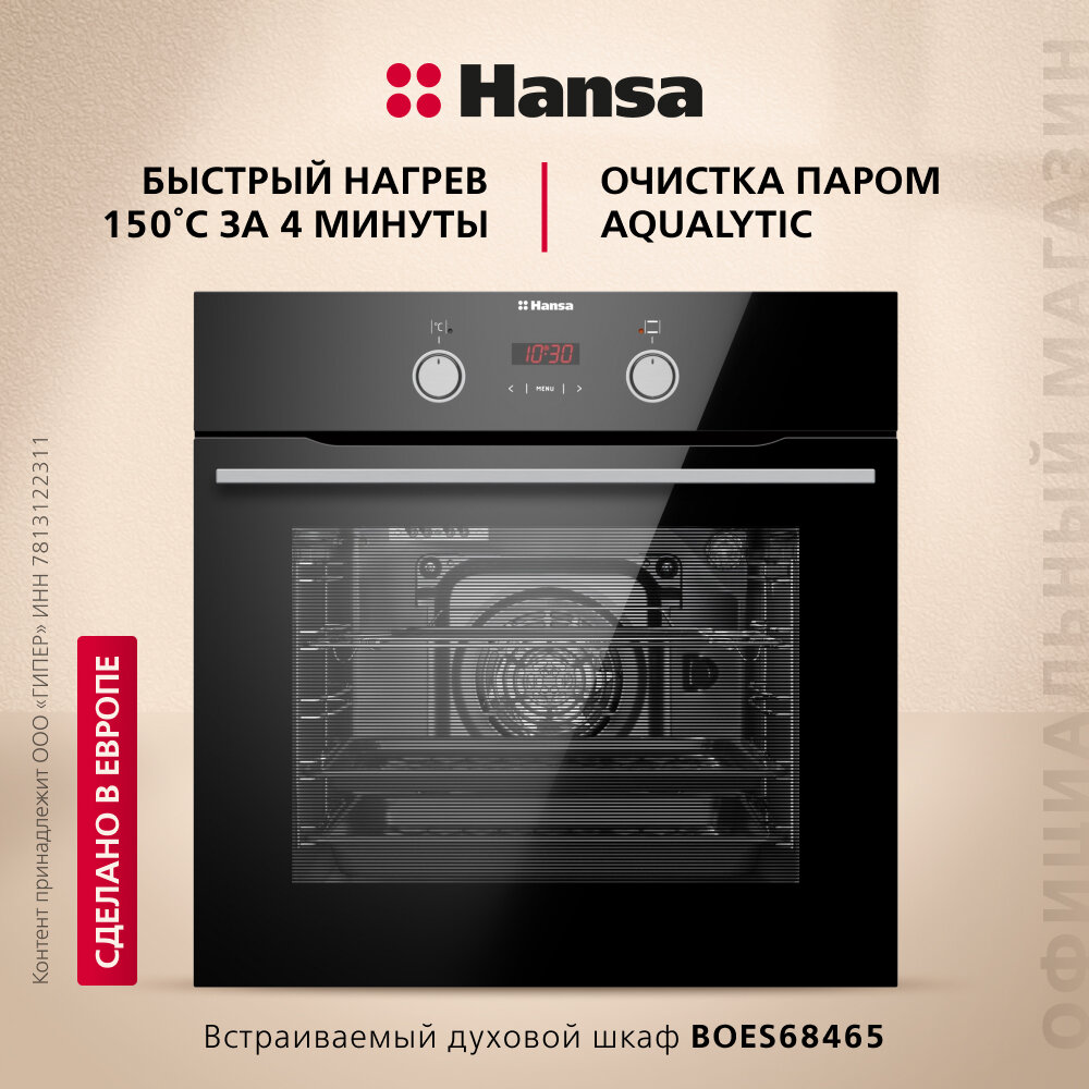 фото Электрический духовой шкаф Hansa BOES68465 New