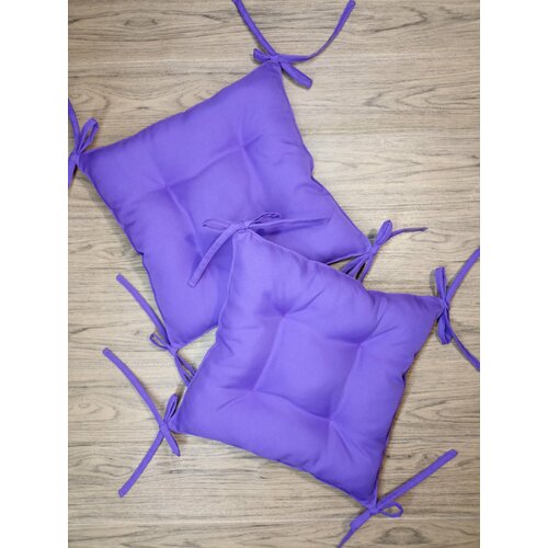 Подушка на стул Сирень 3030 см с завязками 3 штуки 960₽