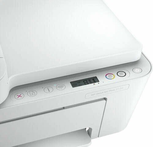 МФУ струйное HP DeskJet Plus 4120 All-in-One, цветн, A4, белый — фото 1