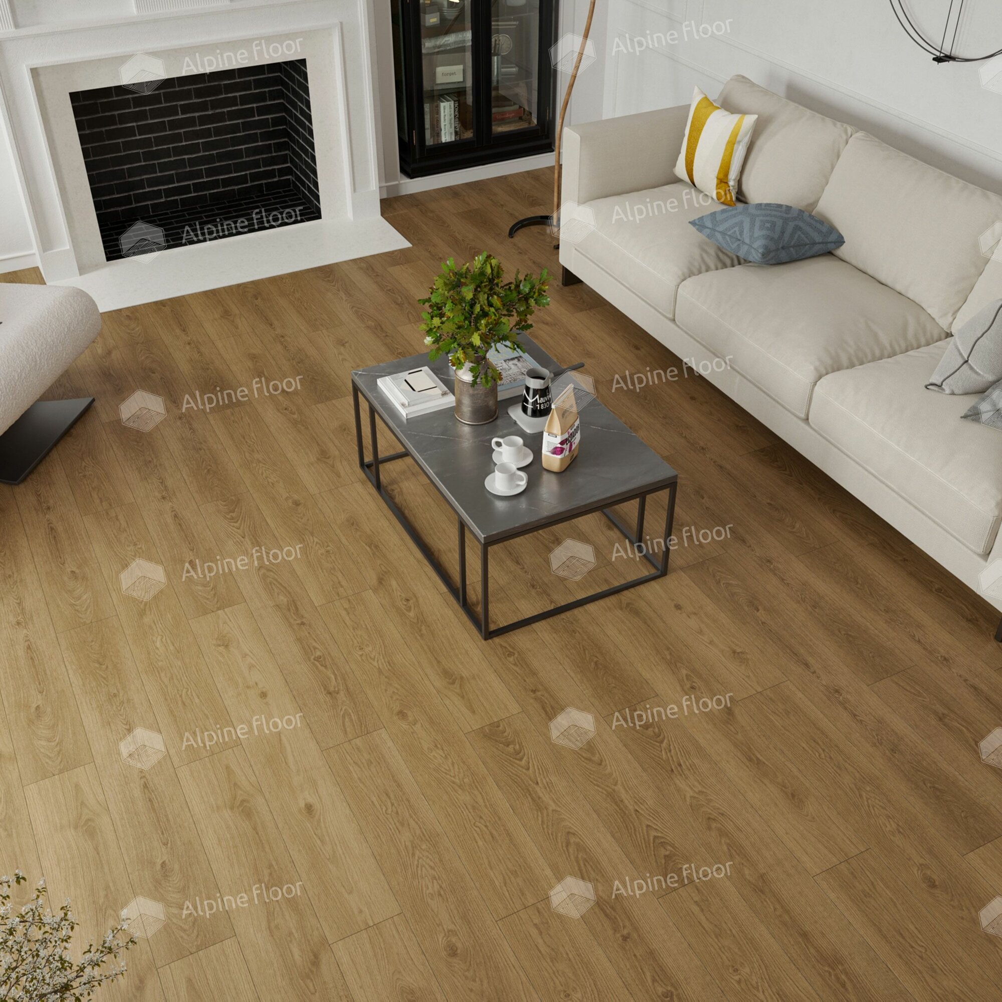 Кварц-виниловый ламинат Alpine Floor SOLO PLUS ЕСО 14-101 Аллегро 2,23 м2, толщиной 4 мм