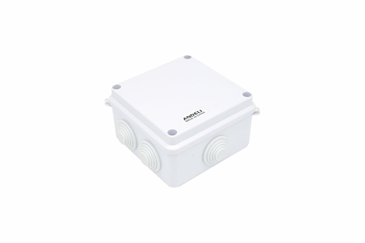 фото ANDELI Распаячная коробка с крышкой 150х150х70 8 входов IP65 ADL18-603