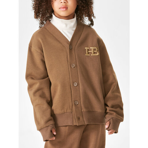 фото Кардиган happy baby, размер 128-134, brown