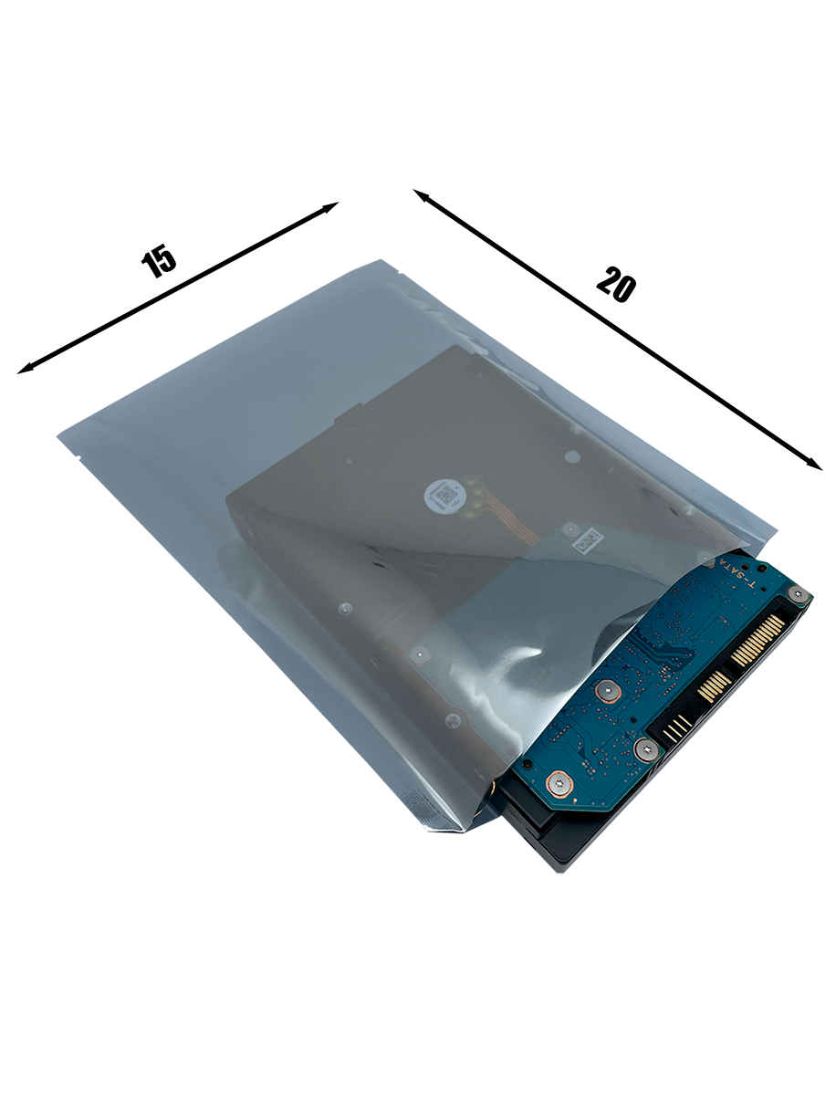 Антистатический пакет размер 15x20 см 30 шт в упаковке