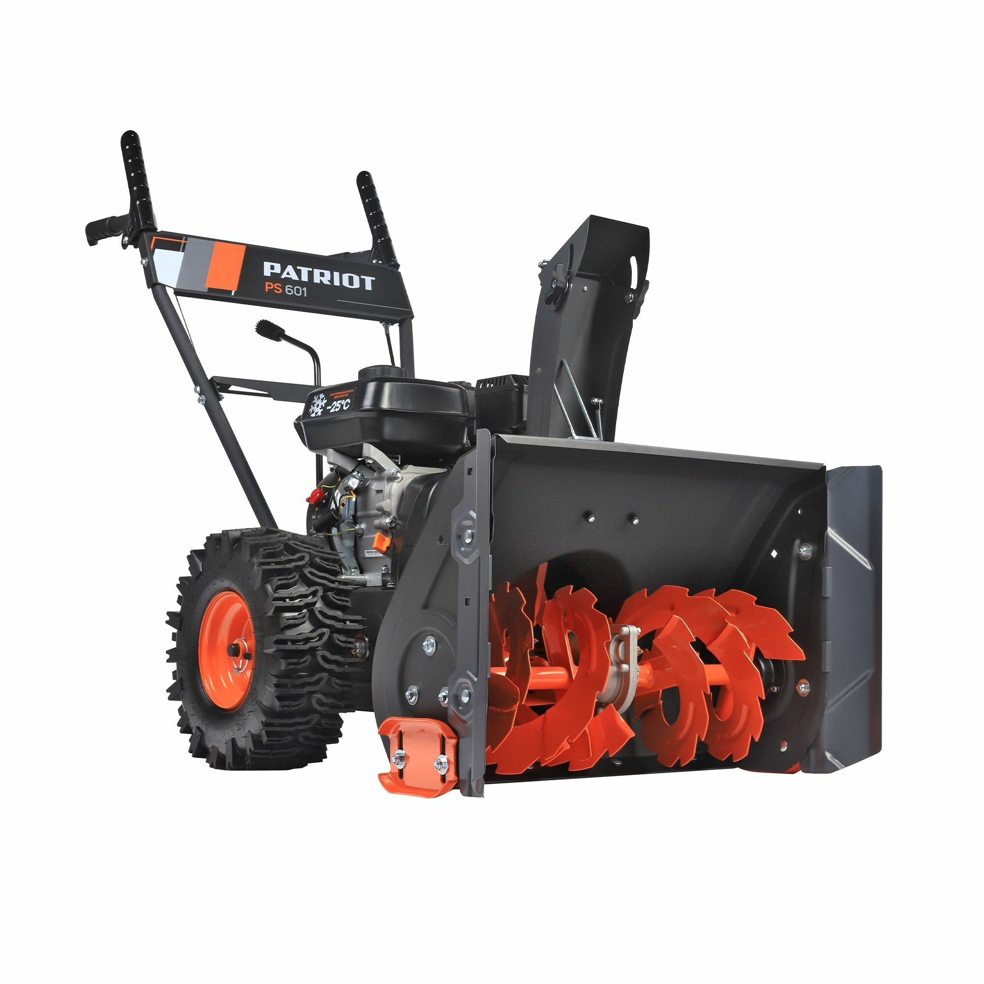 Снегоуборщик PATRIOT PS 601 7 л. с , стартер ручной, ковш 66см; колеса Winter Extreme 14x5,50-6;