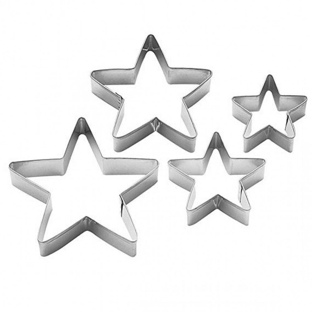 Выемка для теста Звезда набор 4 шт. Stars nesting Wilton 2308-1215