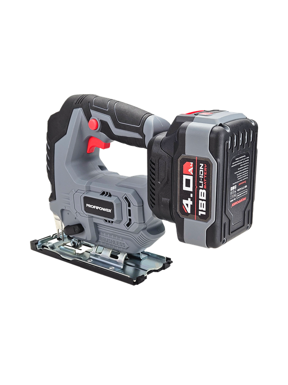 Аккумуляторный лобзик ProfiPower MKCXT-18B (Li-ion-1шт, 4.0Ач, 0-2400ход/мин, З/У, в коробке) — фото 1