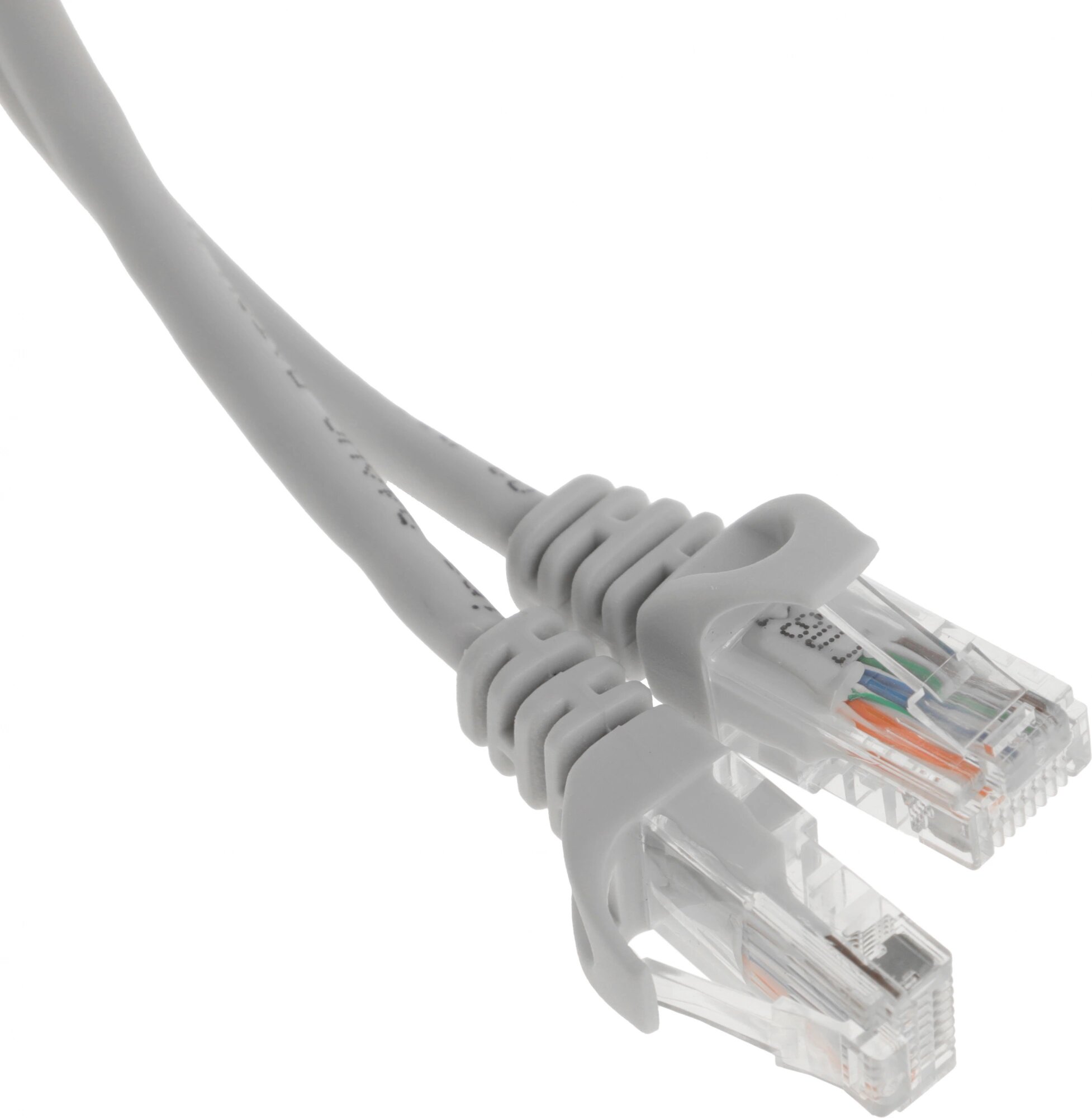 Патч-корд ITK PC01-C5EU-1M UTP RJ-45 вил.-вилка RJ-45 кат.5E 1м серый ПВХ (уп:1шт)