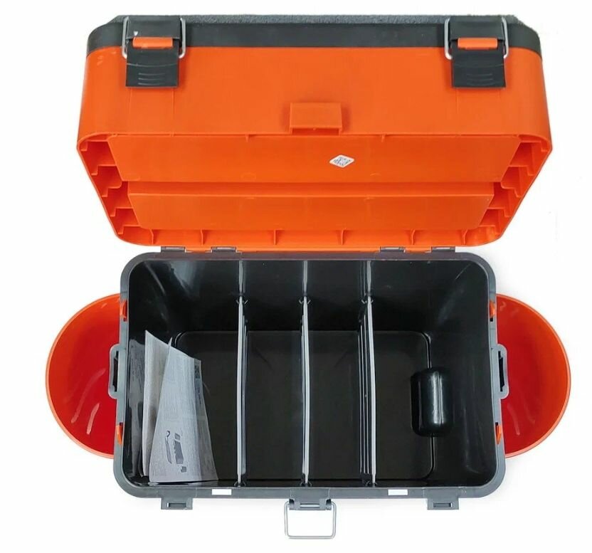 Ящик зимний FishBox (19л) оранжевый Helios — фото 1