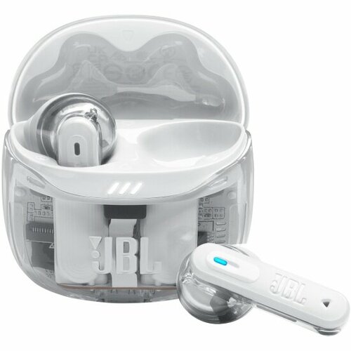Беспроводные наушники Jbl Tune Flex 2 TFLEX2GWHT прозрачно-белый 920000₽