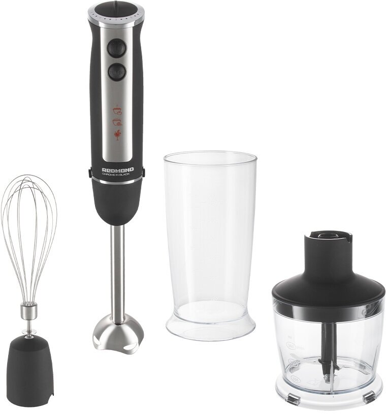 Погружной блендер REDMOND RHB-2908 черный/металл