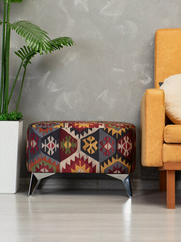 Изображение товара Пуфик Монца для прихожей, 40х35х60 см, 1 штука, дизайнерский велюр