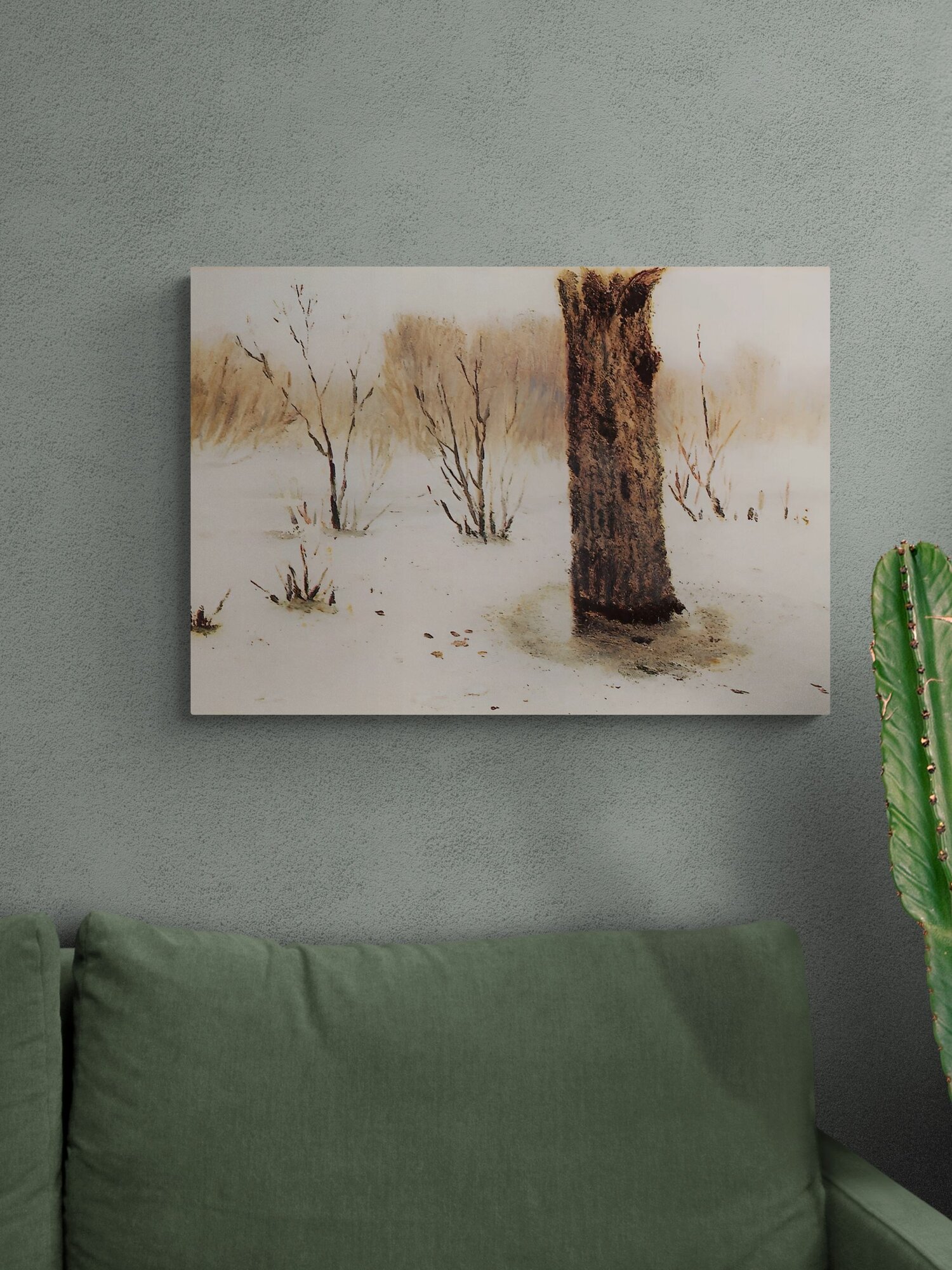 Куинджи Архип Иванович "Зима. Оттепель." 60х40 — фото 1