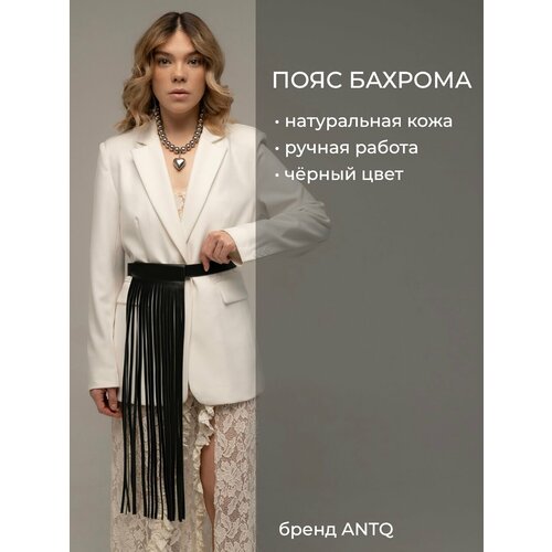 фото Ремень для женщин, размер s/m, черный antq