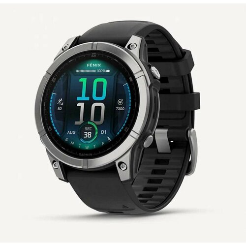 Смарт-часы Garmin Fenix E AMOLED 47мм серебристый стальной безель 010-03025-02 74990₽