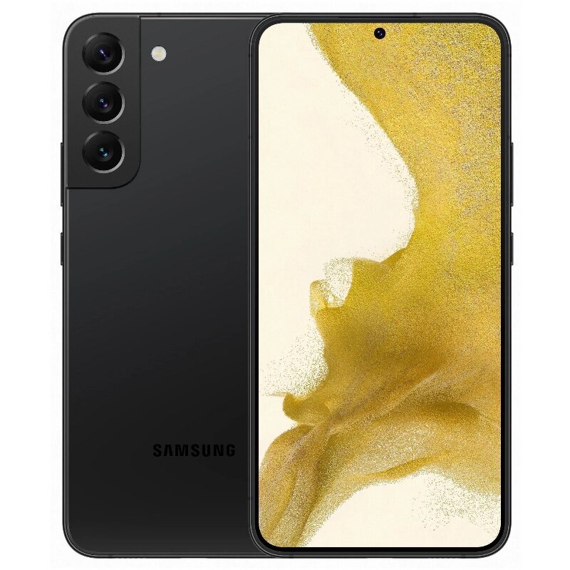 Смартфон Samsung Galaxy S22 5G 8/128ГБ, Dual: nano SIM + eSIM, Black, черный