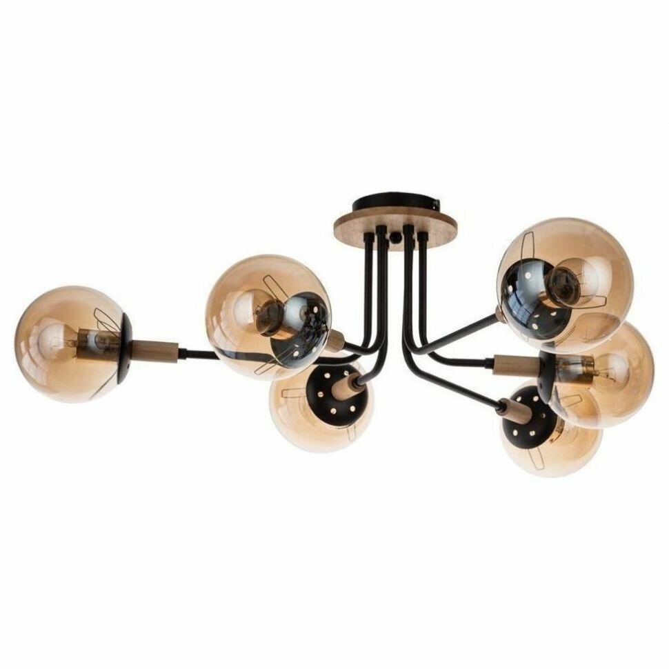 Потолочная люстра Arte Lamp A2716PL-6BK Oxford