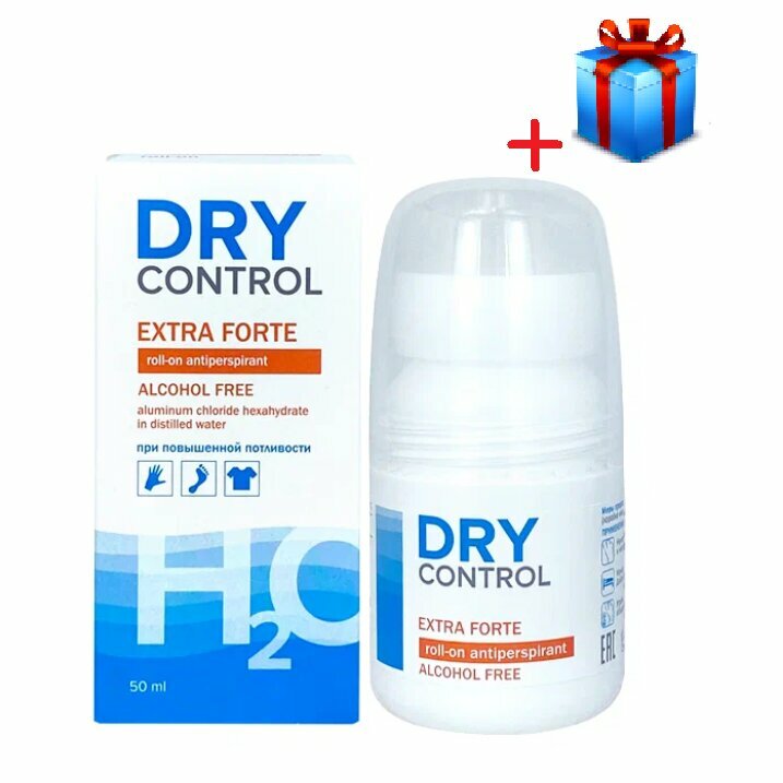 Антиперспирант женский, мужской роликовый Dry Control без спирта при повышенной потливости Extra forte