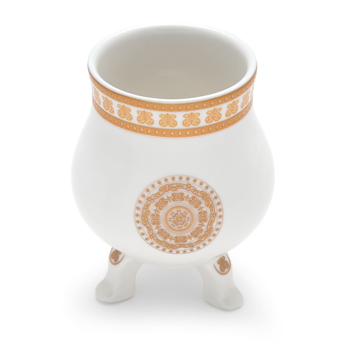 Чорон для напитков "Талисман солнца", фарфор, на трёх ножках, белый, 300 мл