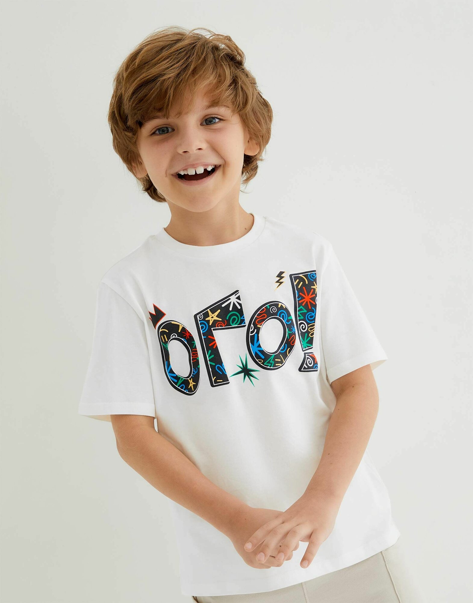 Футболка Gloria Jeans размер 6-8л/128 белый