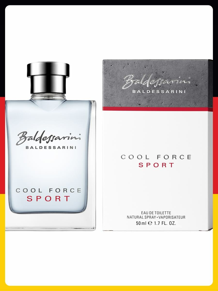 Туалетная вода Baldessarini Cool Force Sport Eau de Toilette Natural Spray, 50 ml