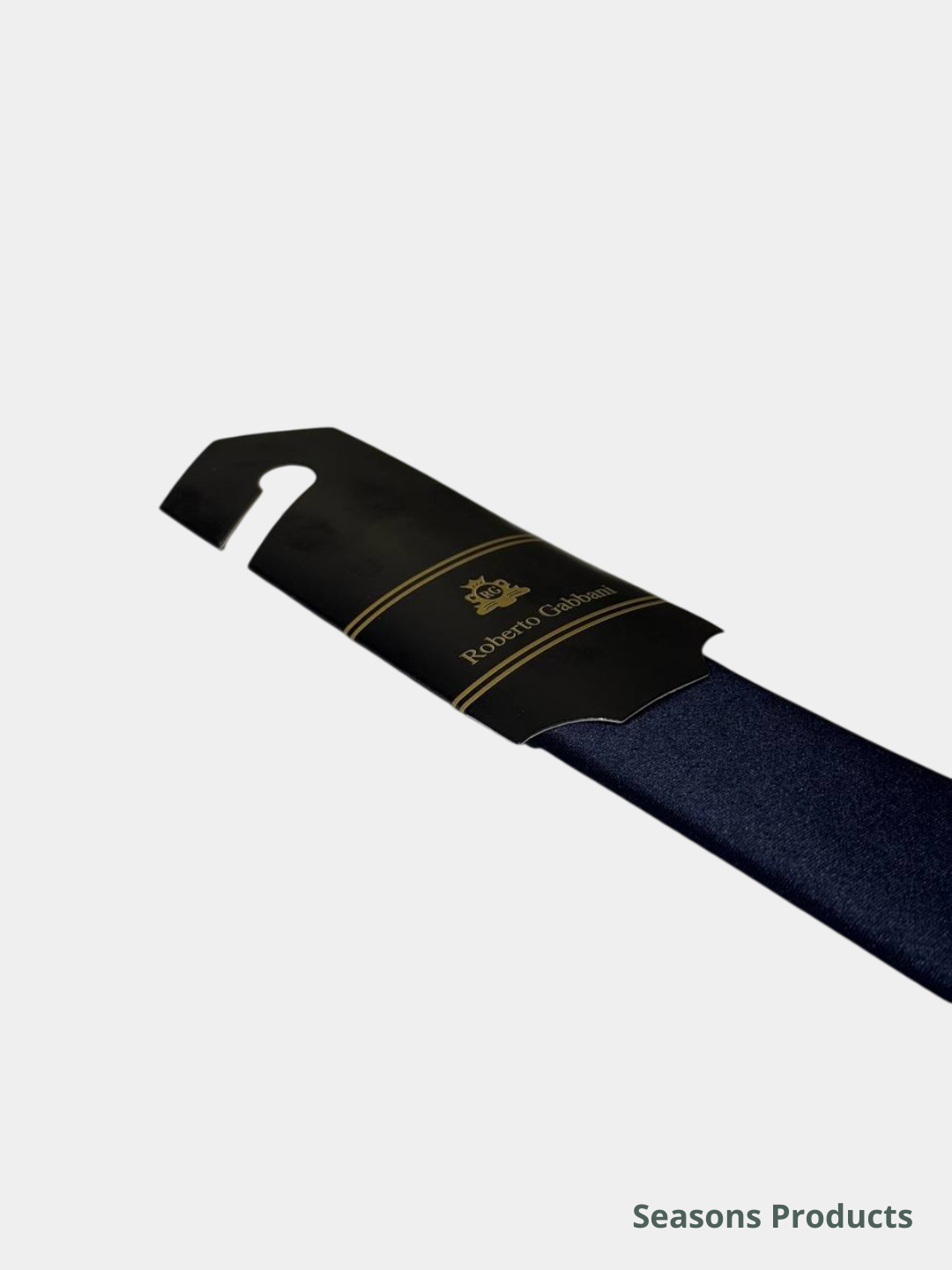 Галстук , темно-синий — фото 1