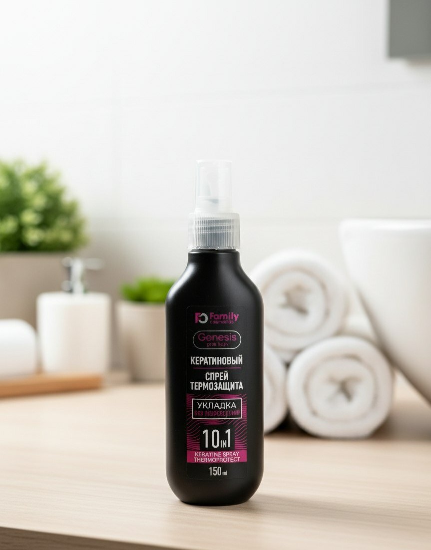 (Genesis) кератиновый спрей термозащита укладка 10.1 KERATINE SPRAY THERMOPROTECT 150 m