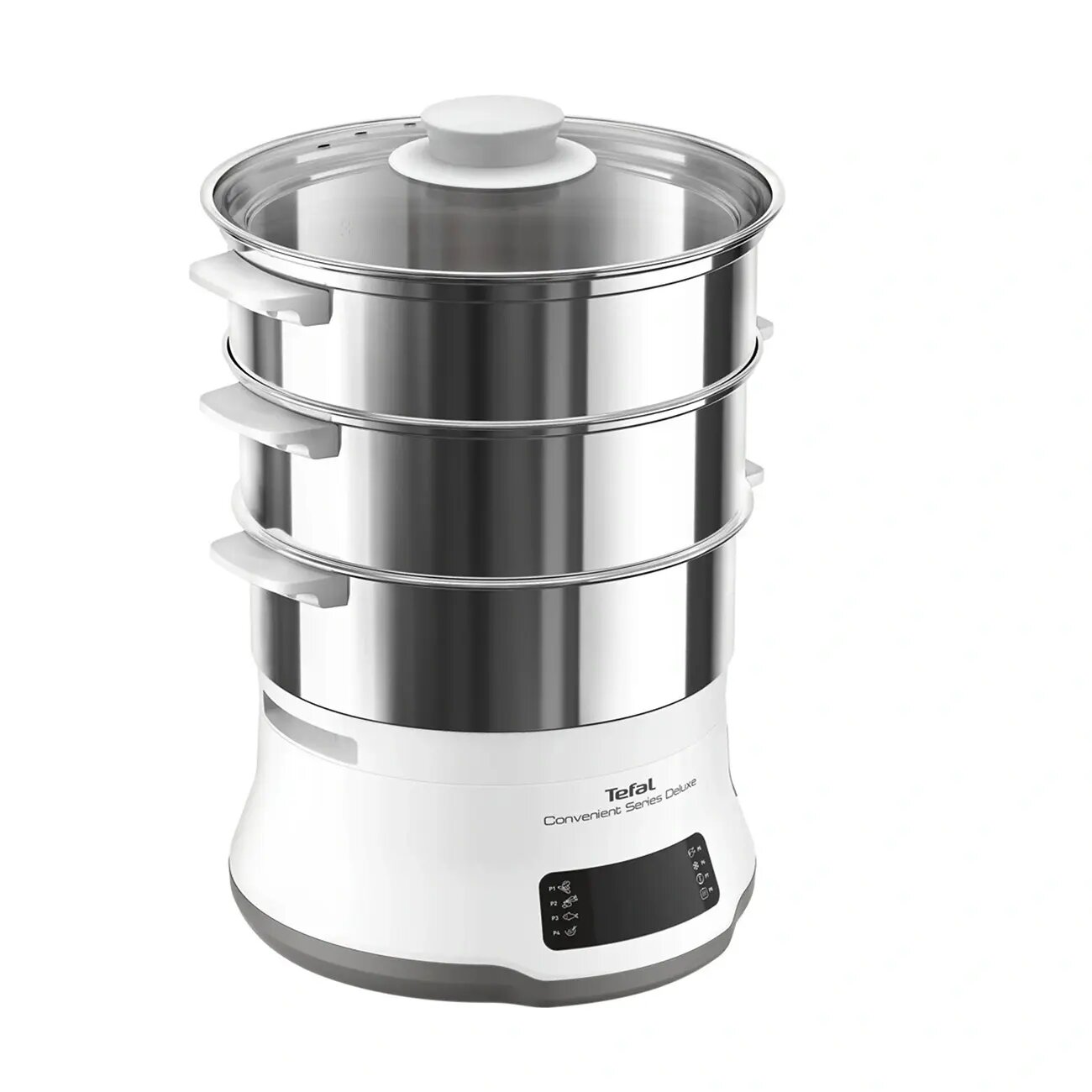 Пароварка TEFAL VC502D10, Вес: 3.3 кг, Высота: 41 см, Глубина: 28 см