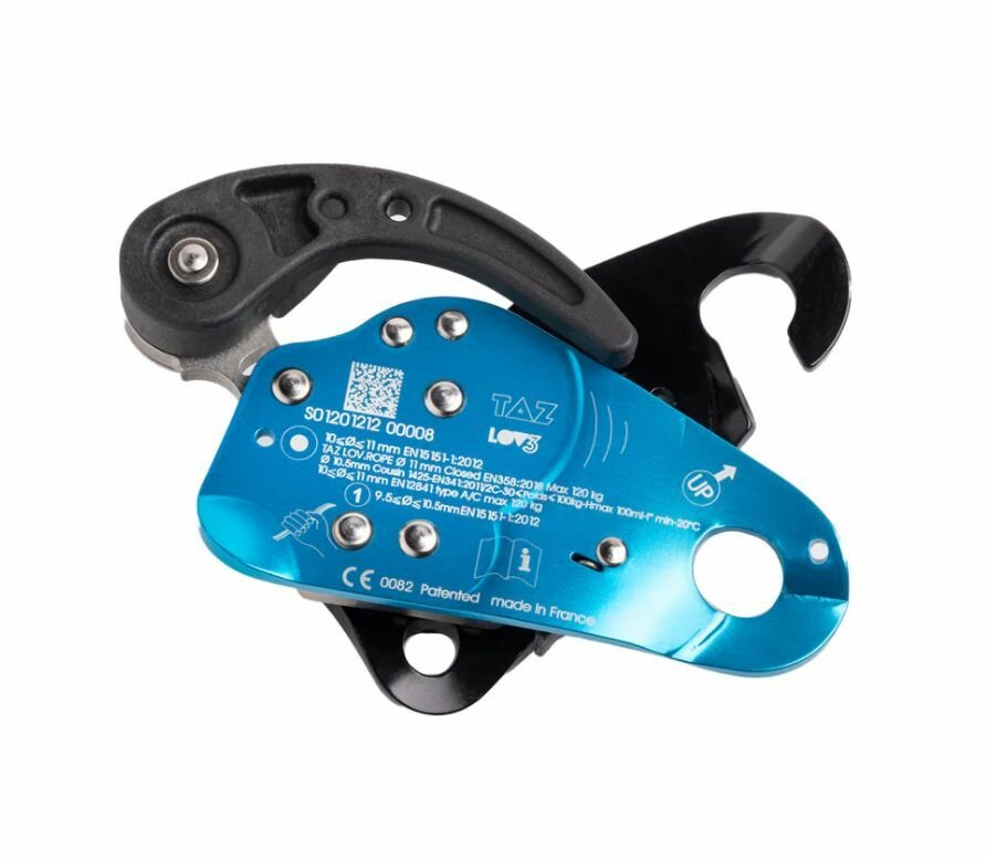Страховочно-спусковое устройство TAZ LOV3, самоблокирующееся, для канатного доступа — фото 1