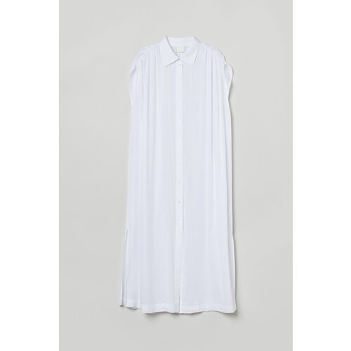 Платье H&M, размер M, белый платье кафтан из лиоцелла h