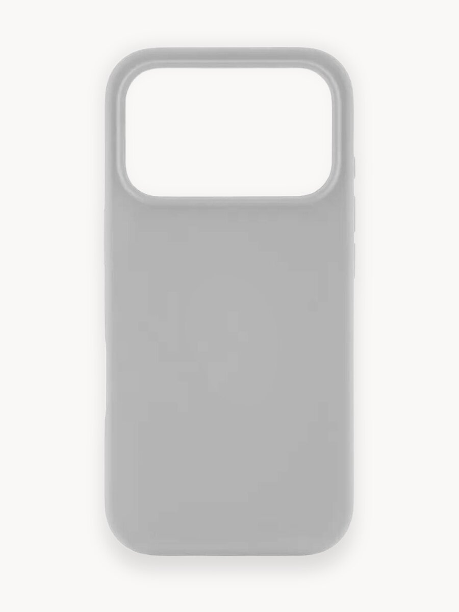 Чехол на iPhone 17 Pro Max ROCKET Silk, магнитный, цвет: серый