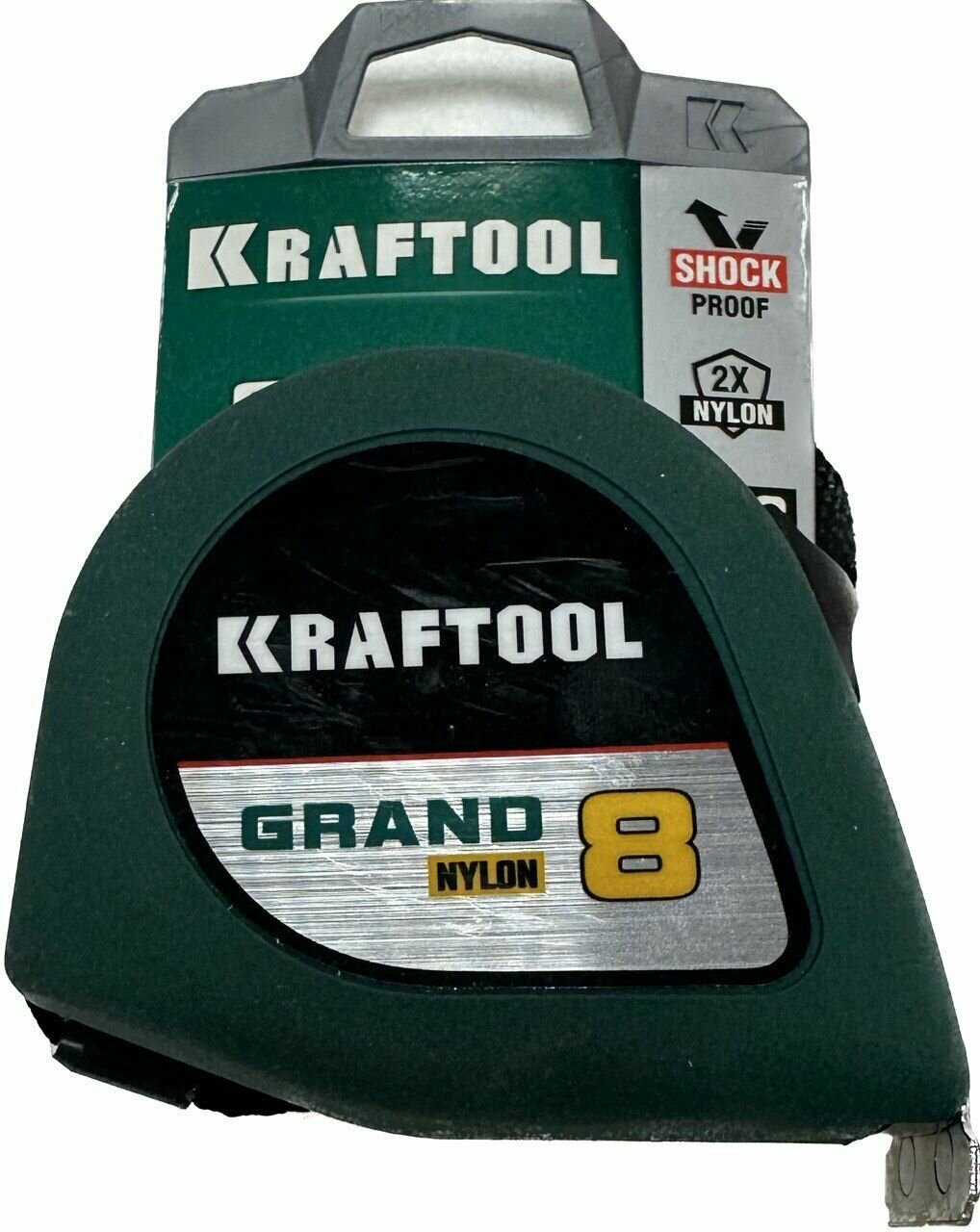 фото Рулетка KRAFTOOL с нейлоновым покрытием 8м х 25мм 34022-08-25