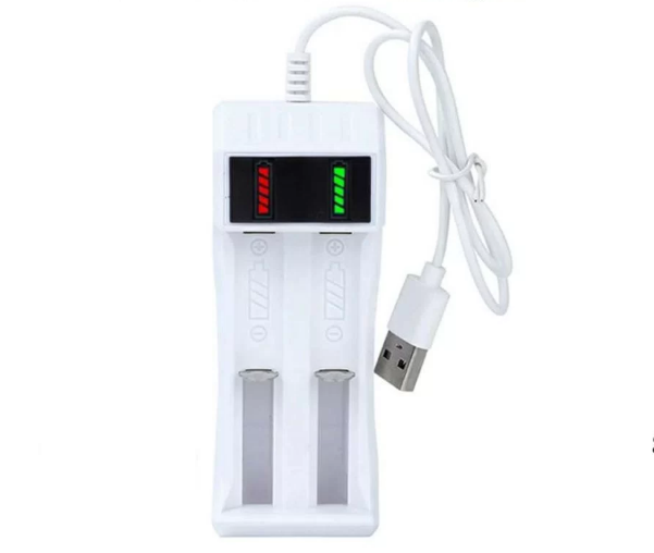 Usb зарядка на два аккумулятора li-ion 18650 14500 — фото 2