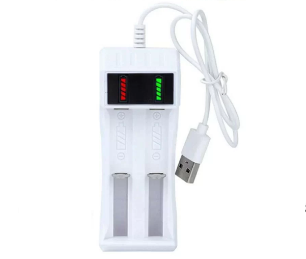 Usb зарядка на два аккумулятора li-ion 18650 14500