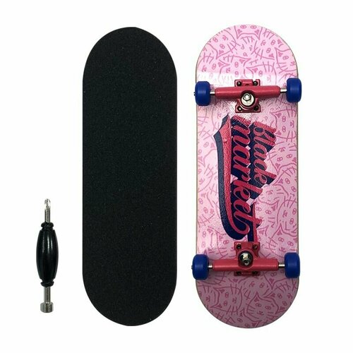 Фингерборд, профессиональный fingerboard Black market Deck 32 mm, пальчиковый скейтборд 40