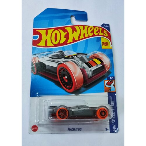 Hot Wheels Машинка базовой коллекции MACH IT GO серебристая C4982/HCW90 hot wheels базовая машинка mighty k c4982 hct32